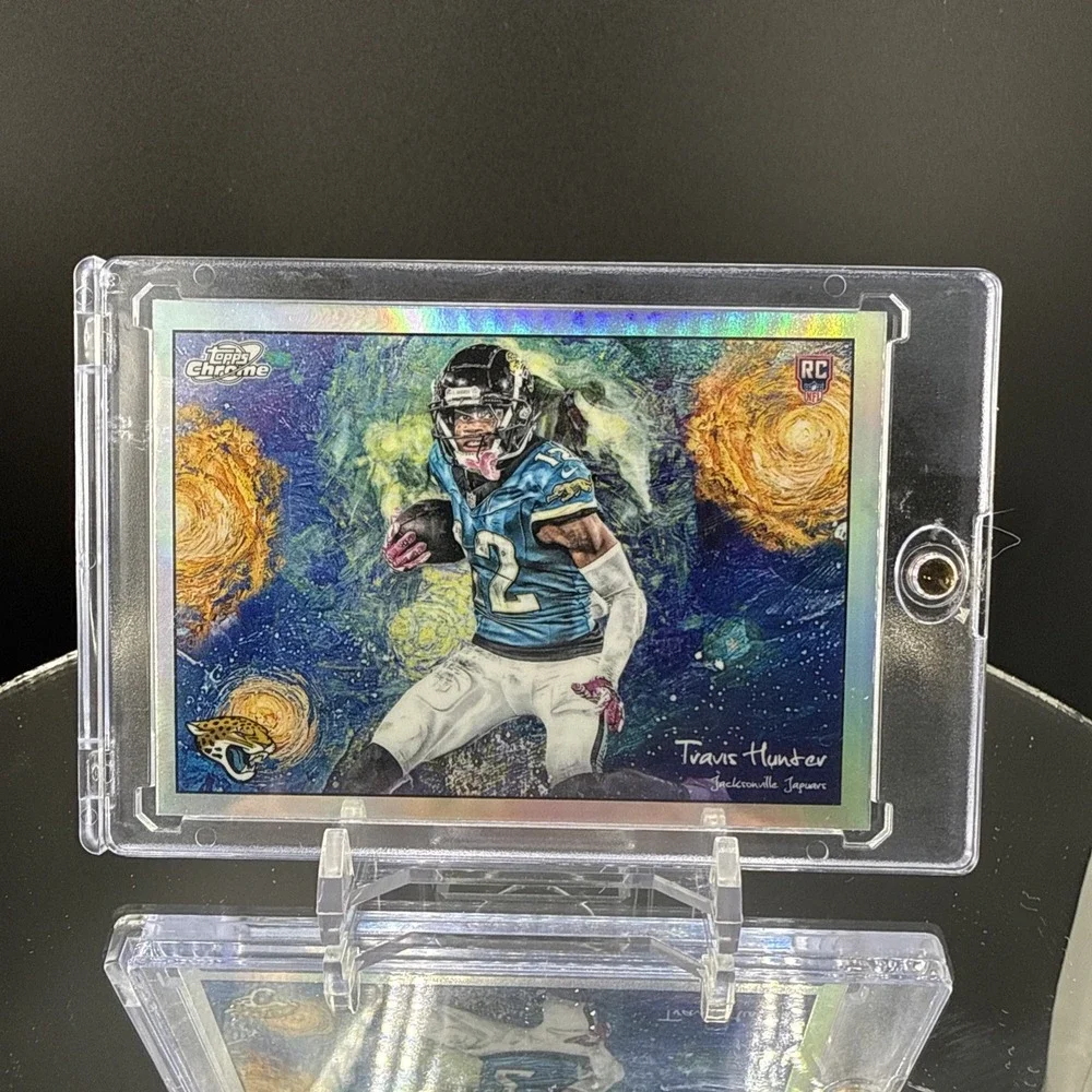 2025 Topps Cosmic Chrome Travis Hunter Stars In The Night RC STN-9 Jaguars